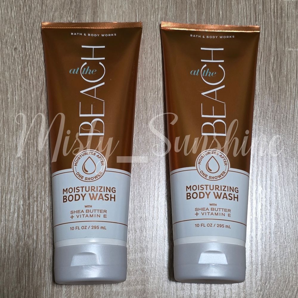 Bath & Body Works At The Beach Moisturizing Body Wash Set of 2 NEW